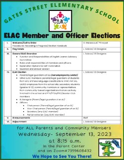 ELAC Elections 